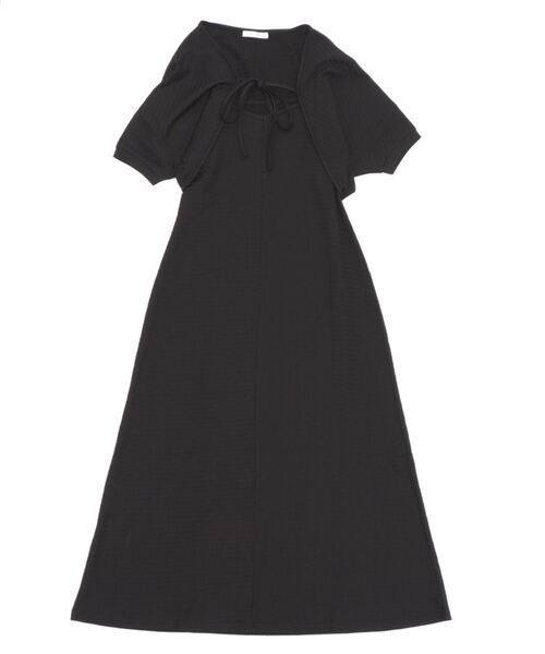 ADIRA(アディラ)の「ショートボレロキャミワンピセット(ワンピース・レディース・ブラック/イエロー・MEDIUM)」の16枚目の写真