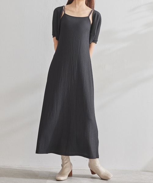 ADIRA(アディラ)の「ショートボレロキャミワンピセット(ワンピース・レディース・ブラック/イエロー・MEDIUM)」の17枚目の写真