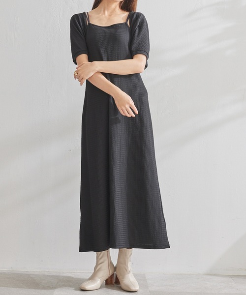 ADIRA(アディラ)の「ショートボレロキャミワンピセット(ワンピース・レディース・ブラック/イエロー・MEDIUM)」の18枚目の写真