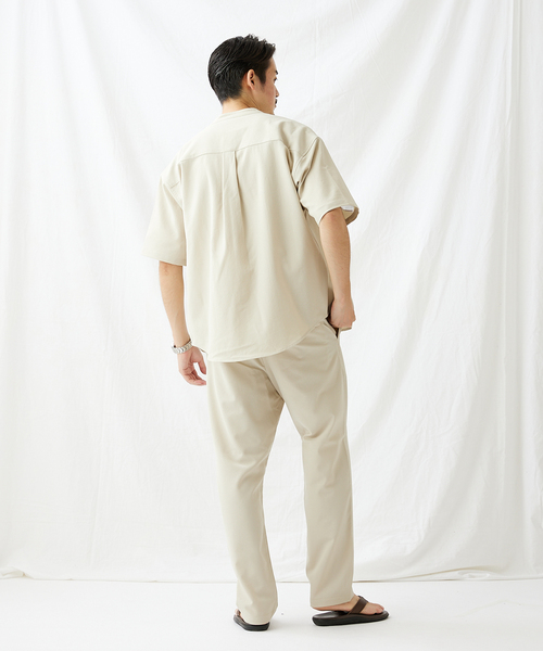 JOURNAL STANDARD(ジャーナルスタンダード)の「エステルパナマ バンドカラーシャツ(シャツ/ブラウス・メンズ・ブラック/アイボリー/ベージュ/グリーン・MEDIUM/LARGE/SMALL)」の14枚目の写真