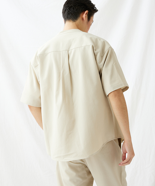 JOURNAL STANDARD(ジャーナルスタンダード)の「エステルパナマ バンドカラーシャツ(シャツ/ブラウス・メンズ・ブラック/アイボリー/ベージュ/グリーン・MEDIUM/LARGE/SMALL)」の18枚目の写真