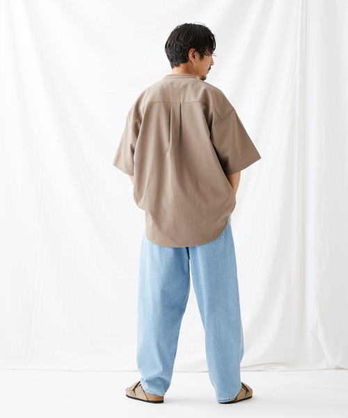 JOURNAL STANDARD(ジャーナルスタンダード)の「エステルパナマ バンドカラーシャツ(シャツ/ブラウス・メンズ・ブラック/アイボリー/ベージュ/グリーン・MEDIUM/LARGE/SMALL)」の21枚目の写真