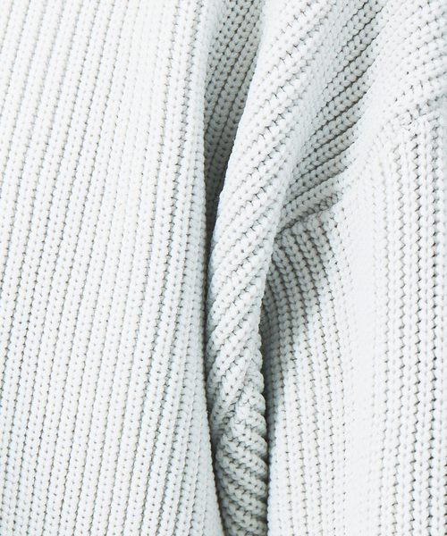 MYSELF ABAHOUSE（マイセルフアバハウス）の「【アンサンブル対応】[洗える]クルーネック ポリ ニット（ニット/セーター・メンズ・ブラウン/ベージュ/グレー/ダークグリーン・46/48）」の11枚目の写真