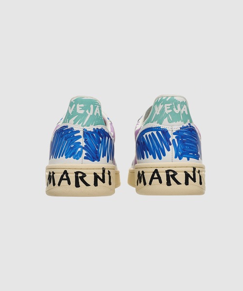 MARNI（マルニ）の「MARNI×VEJA LOW-CUT SNEAKER/ローカットスニーカー（スニーカー・メンズ・パープル系その他・43/42/41/40）」の4枚目の写真