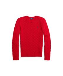 POLO RALPH LAUREN | ケーブル ウールカシミヤ クルーネック セーター(ニット/セーター)