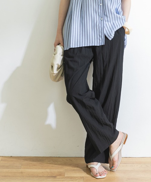 URBAN RESEARCH（アーバンリサーチ）の「ストレートイージーパンツ（その他パンツ・レディース・オレンジ/ミント/ブラック・FREE）」の2枚目の写真