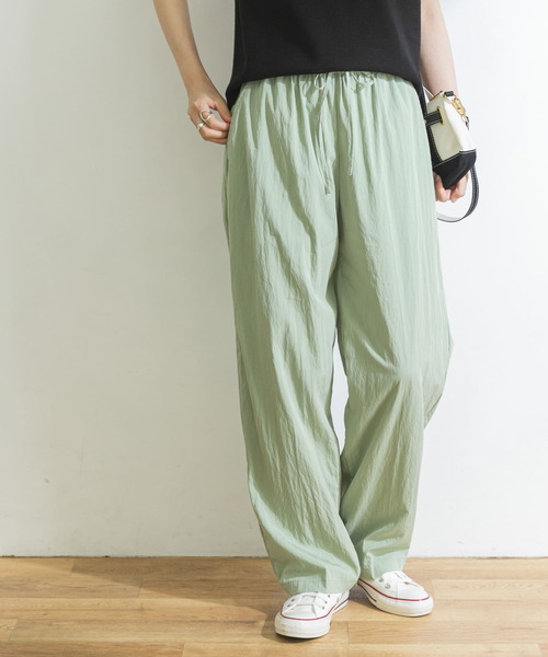 URBAN RESEARCH（アーバンリサーチ）の「ストレートイージーパンツ（その他パンツ・レディース・オレンジ/ミント/ブラック・FREE）」の4枚目の写真