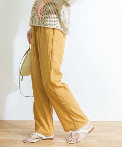 URBAN RESEARCH（アーバンリサーチ）の「ストレートイージーパンツ（その他パンツ・レディース・オレンジ/ミント/ブラック・FREE）」の7枚目の写真