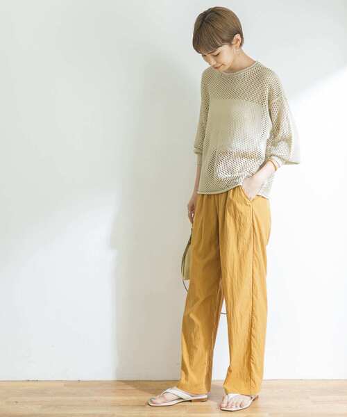 URBAN RESEARCH（アーバンリサーチ）の「ストレートイージーパンツ（その他パンツ・レディース・オレンジ/ミント/ブラック・FREE）」の20枚目の写真