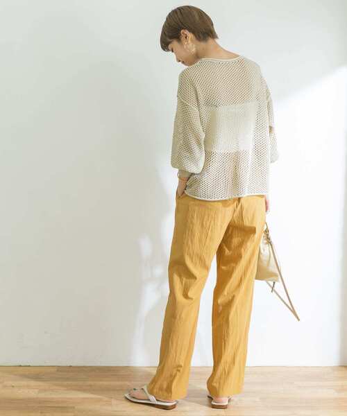 URBAN RESEARCH（アーバンリサーチ）の「ストレートイージーパンツ（その他パンツ・レディース・オレンジ/ミント/ブラック・FREE）」の16枚目の写真