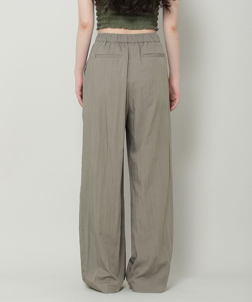 ALAND（エーランド）の「3.3 Field Trip／フロントプリーツワイドパンツ 2353228（スラックス・レディース・アイボリー/チャコール・FREE）」の10枚目の写真
