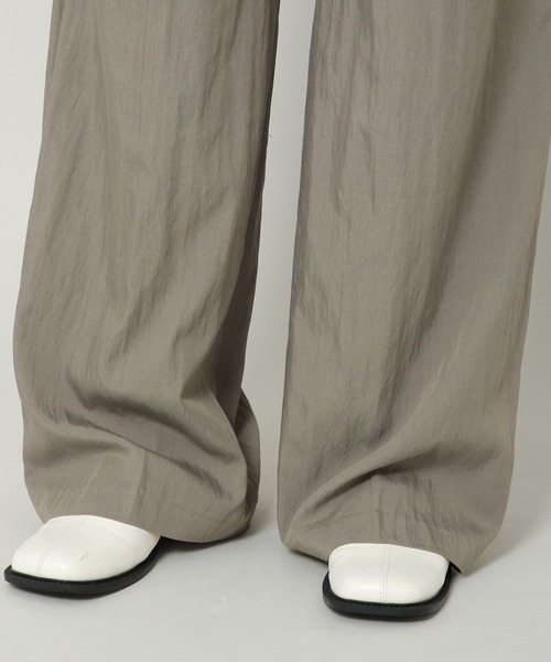 ALAND（エーランド）の「3.3 Field Trip／フロントプリーツワイドパンツ 2353228（スラックス・レディース・アイボリー/チャコール・FREE）」の13枚目の写真