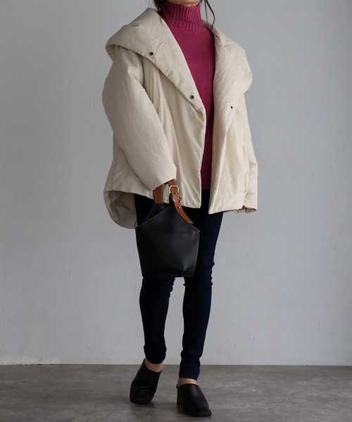 sakishimatokyo（サキシマトーキョー）の「ビッグフードブルゾン（ブルゾン・レディース・ブラック/カーキ/アイボリー・FREE）」の20枚目の写真