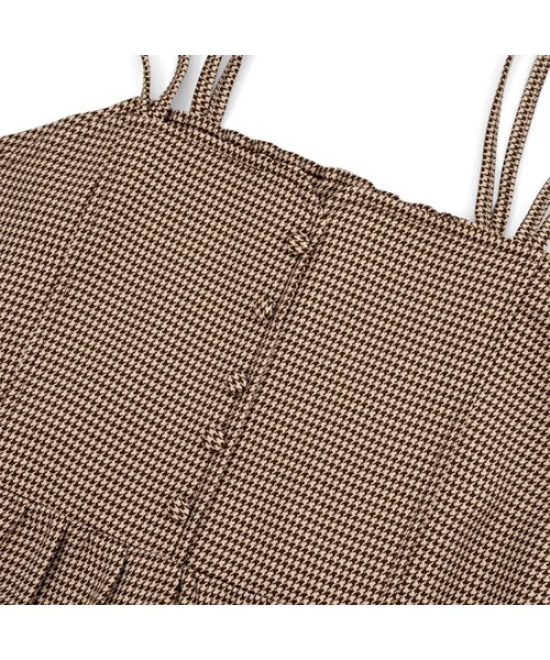 flower(フラワー)の「チェックフリルビスチェ(シャツ/ブラウス・レディース・ブラウン/アイボリー・FREE)」の18枚目の写真