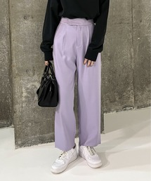 EPIMI E'PIMMY | テープベルトカラーテーパードスラックス(スラックス)