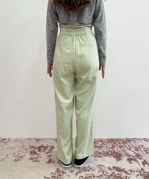 EPIMI E'PIMMY(エピミエピミー)の「テープベルトカラーテーパードスラックス(スラックス・レディース・ブラック/ブラウン/アイボリー/ミント/ラベンダー/コーラル・MEDIUM)」の21枚目の写真