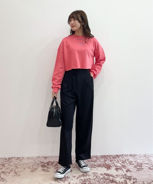 EPIMI E'PIMMY(エピミエピミー)の「テープベルトカラーテーパードスラックス(スラックス・レディース・ブラック/ブラウン/アイボリー/ミント/ラベンダー/コーラル・MEDIUM)」の18枚目の写真