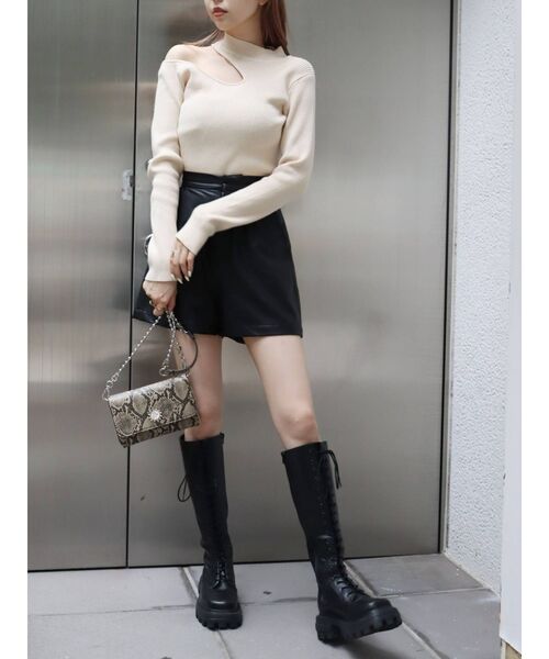 EVRIS（エヴリス）の「ウォレットショルダーミニバッグ（ショルダーバッグ・レディース・ブラック/ベージュ/グリーン・FREE）」の16枚目の写真