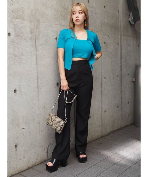 EVRIS（エヴリス）の「ウォレットショルダーミニバッグ（ショルダーバッグ・レディース・ブラック/ベージュ/グリーン・FREE）」の18枚目の写真