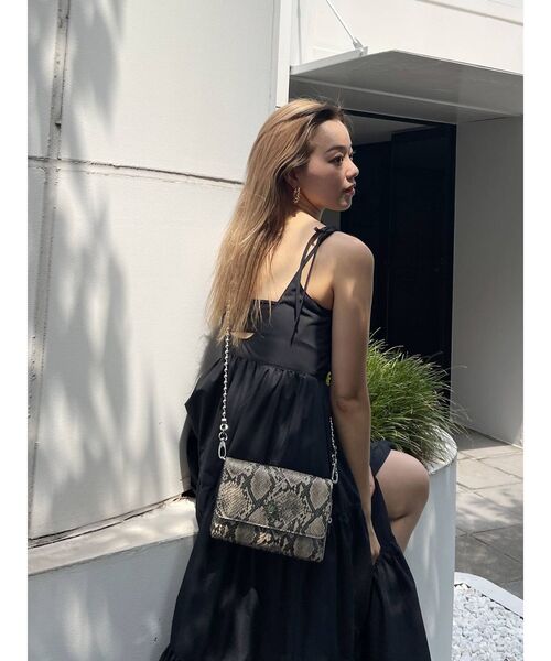 EVRIS（エヴリス）の「ウォレットショルダーミニバッグ（ショルダーバッグ・レディース・ブラック/ベージュ/グリーン・FREE）」の22枚目の写真