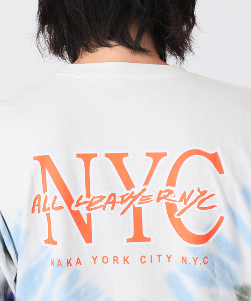 JOURNAL STANDARD(ジャーナルスタンダード)の「【ナカヨークシティ×JOURNAL STANDARD】NYC Tiedye TEE(Tシャツ/カットソー・メンズ・ホワイト・MEDIUM/LARGE/X-LARGE)」の6枚目の写真