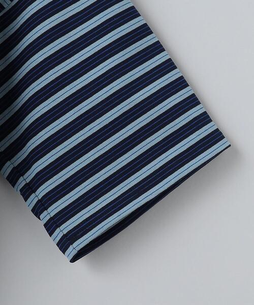 6（ロク）の「＜6(ROKU)＞COTTON BORDER WIDE DRESS/ワンピース（ワンピース・レディース・オレンジ/コバルトブルー・36/38）」の7枚目の写真