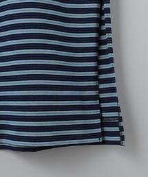 6（ロク）の「＜6(ROKU)＞COTTON BORDER WIDE DRESS/ワンピース