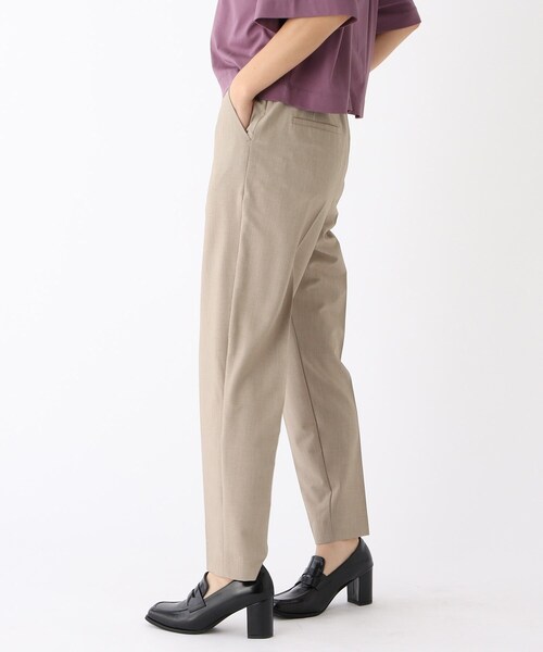 OPAQUE.CLIP（オペークドットクリップ）の「◆ウールブレンド テーパードパンツ【マルチファンクション/WEB限定サイズ】（その他パンツ・レディース・ダークグリーン/サンドベージュ/ブラック・40/34/36/38/42）」の14枚目の写真