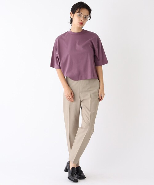 OPAQUE.CLIP（オペークドットクリップ）の「◆ウールブレンド テーパードパンツ【マルチファンクション/WEB限定サイズ】（その他パンツ・レディース・ダークグリーン/サンドベージュ/ブラック・40/34/36/38/42）」の15枚目の写真