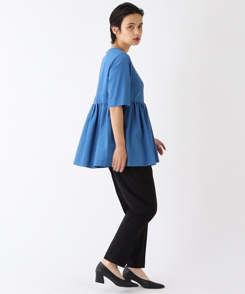 OPAQUE.CLIP（オペークドットクリップ）の「◆ウールブレンド テーパードパンツ【マルチファンクション/WEB限定サイズ】（その他パンツ・レディース・ダークグリーン/サンドベージュ/ブラック・40/34/36/38/42）」の21枚目の写真