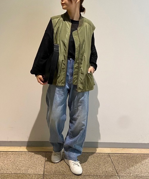 BEARDSLEY（ビアズリー）の「《FRIPIER》トレンドな MA-1ジレナイロン