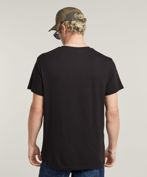 G-STAR（ジースター）の「GRAPHIC 8 T-SHIRT/クラシックブランドロゴグラフィックTシャツ（Tシャツ/カットソー・メンズ・ダークブラック/ダークブルー・SMALL/LARGE/MEDIUM/X-SMALL/XX-LARGE/X-LARGE）」の3枚目の写真