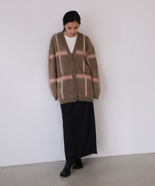 AKTE ボリュームニットカーディガン