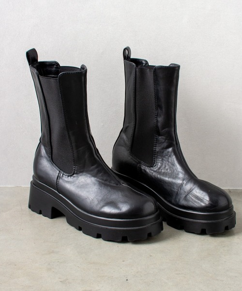 SpRay（スプレイ）の「エンジニアサイドゴア（ブーツ・レディース・ブラック/ブラウン/アイボリー・MEDIUM/LARGE）」の3枚目の写真