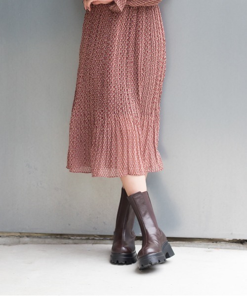 SpRay（スプレイ）の「エンジニアサイドゴア（ブーツ・レディース・ブラック/ブラウン/アイボリー・MEDIUM/LARGE）」の8枚目の写真