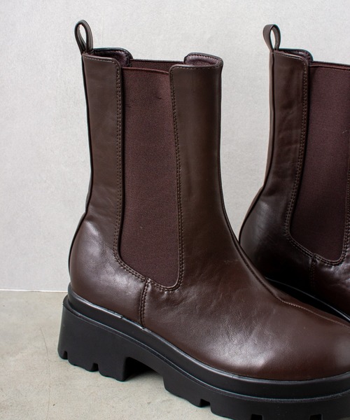SpRay（スプレイ）の「エンジニアサイドゴア（ブーツ・レディース・ブラック/ブラウン/アイボリー・MEDIUM/LARGE）」の12枚目の写真
