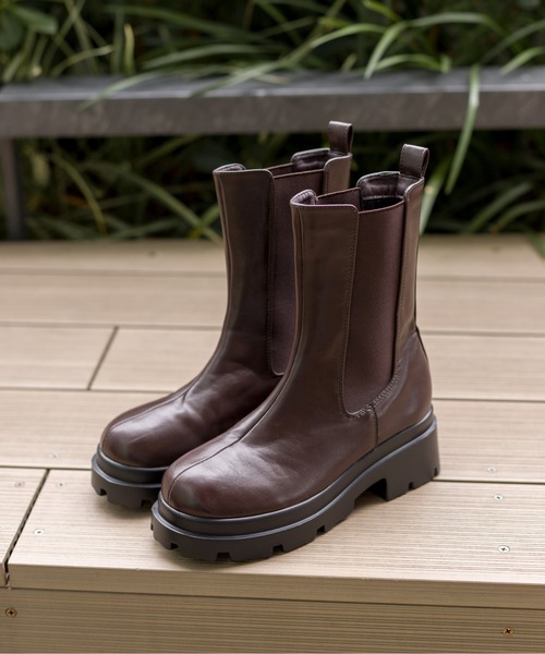 SpRay（スプレイ）の「エンジニアサイドゴア（ブーツ・レディース・ブラック/ブラウン/アイボリー・MEDIUM/LARGE）」の5枚目の写真