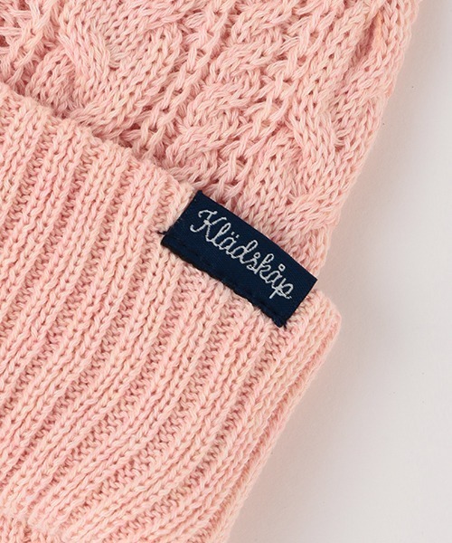 kladskap（クレードスコープ）の「ネコ耳ニット帽（ニットキャップ/ビーニー・キッズ・ピンク・FREE）」の3枚目の写真