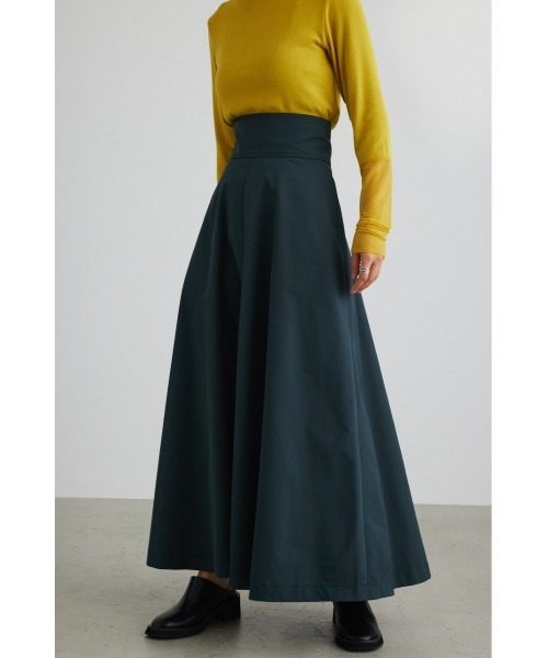 STYLEMIXER(スタイルミキサー)の「ハイウエストツイルスカート(スカート・レディース・ダークグリーン/ブラック/ブラウン・MEDIUM/X-SMALL/SMALL)」の3枚目の写真