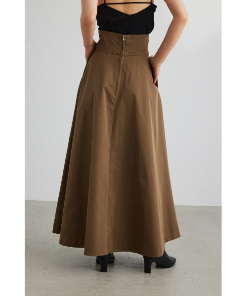 STYLEMIXER(スタイルミキサー)の「ハイウエストツイルスカート(スカート・レディース・ダークグリーン/ブラック/ブラウン・MEDIUM/X-SMALL/SMALL)」の17枚目の写真