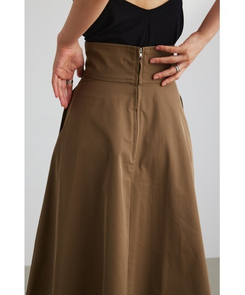 STYLEMIXER(スタイルミキサー)の「ハイウエストツイルスカート(スカート・レディース・ダークグリーン/ブラック/ブラウン・MEDIUM/X-SMALL/SMALL)」の18枚目の写真