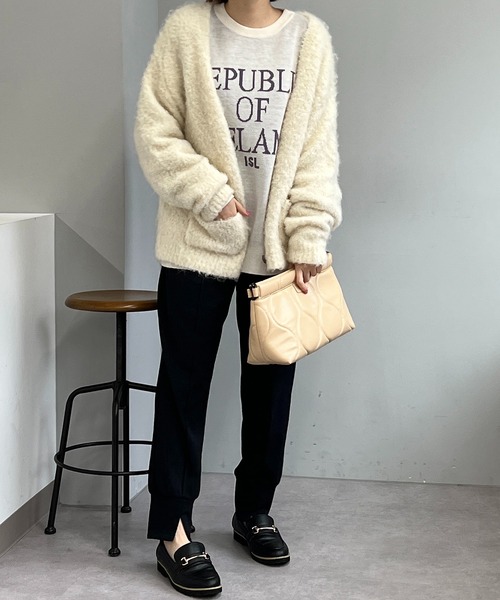 LE VERNIS(ル・ベルニ)の「【LE VERNIS(ル・ベルニ)】キルティングクラッチ(ショルダーバッグ・レディース・ブラック/ベージュ/アイボリー/モカ・FREE)」の17枚目の写真