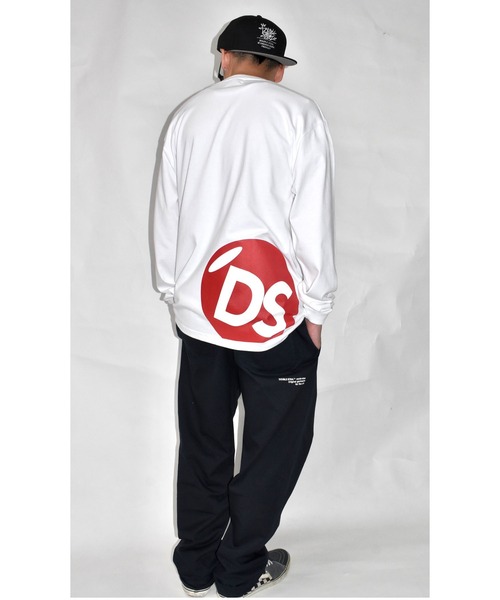 DOUBLE STEAL(ダブルスティール)の「Marble LOGO 長袖Tシャツ(Tシャツ/カットソー・メンズ・ホワイト/ブラック・LARGE/X-LARGE/MEDIUM/XX-LARGE)」の3枚目の写真