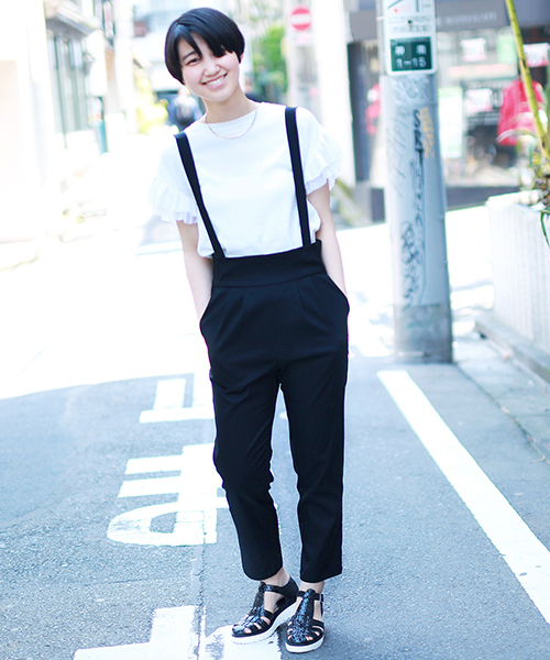 Ray BEAMS（レイビームス）の「Ray BEAMS / フリル チュールスリーブ クルーネック（ニット/セーター・レディース・ホワイト/サックスブルー/ネイビー・ONE SIZE）」の12枚目の写真