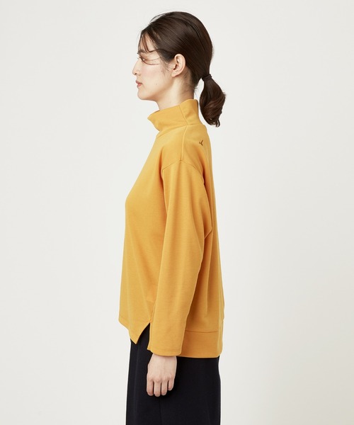 Go to by mizuno（ゴートゥーバイミズノ）の「ブレスサーモライトインナーオフタートルシャツ（Tシャツ/カットソー・レディース・イエロー系その他/チャコールグレー/ホワイト・M/L/S）」の5枚目の写真