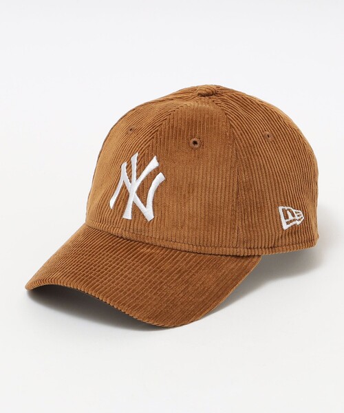 NEW ERA(ニューエラ)の「NEW ERA: コーデュロイ キャップ(キャップ・メンズ・ブラック/キャメル・ONE SIZE)」の2枚目の写真