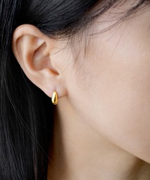 金属アレルギー対応 ミニドロップモチーフピアス S0822【IAMUSE】