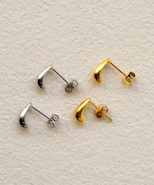 IAMUSE(アイアミューズ)の「金属アレルギー対応 ミニドロップモチーフピアス S0822【IAMUSE】(ピアス(両耳用)・レディース・シルバー/ゴールド・FREE)」の12枚目の写真