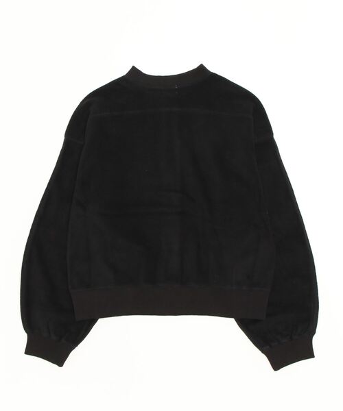 schott(ショット)の「【直営店限定】Schott/ショット/WOMEN'S SHORT FREEZE JACKET/レディース ショートフリースジャケット(その他アウター・レディース・アイボリー/ブラック/エンジ・F)」の4枚目の写真