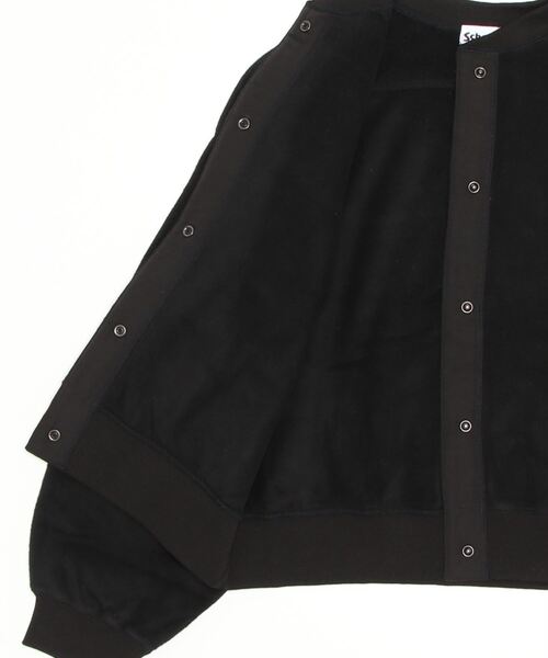 schott(ショット)の「【直営店限定】Schott/ショット/WOMEN'S SHORT FREEZE JACKET/レディース ショートフリースジャケット(その他アウター・レディース・アイボリー/ブラック/エンジ・F)」の5枚目の写真